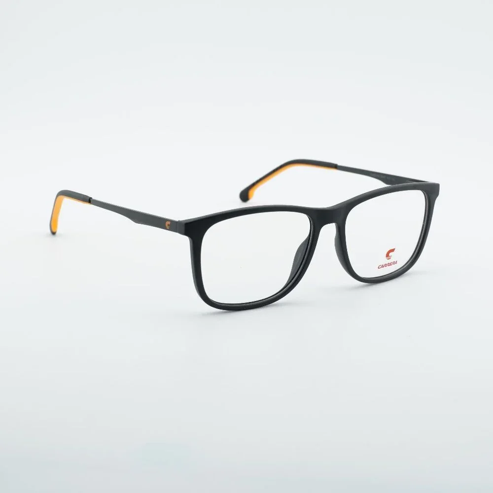 Carrera CARRERA2045T 08LZ 00 Junior Eyeglasses Black/Orange Square Frame